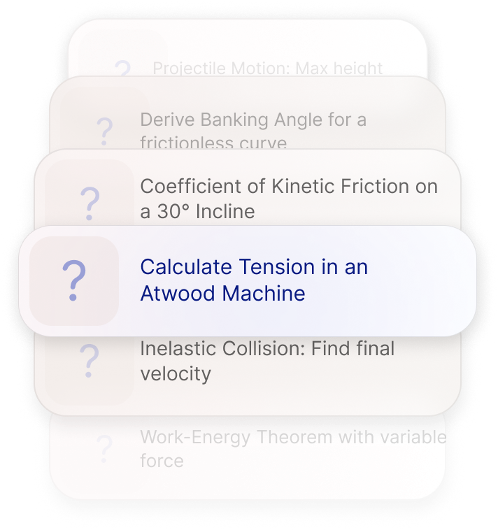 Personalized practice interface